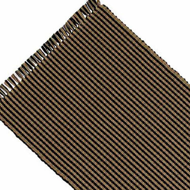 Black Oat Newbury Gingham Table Runner TR670011 - The Fox Decor